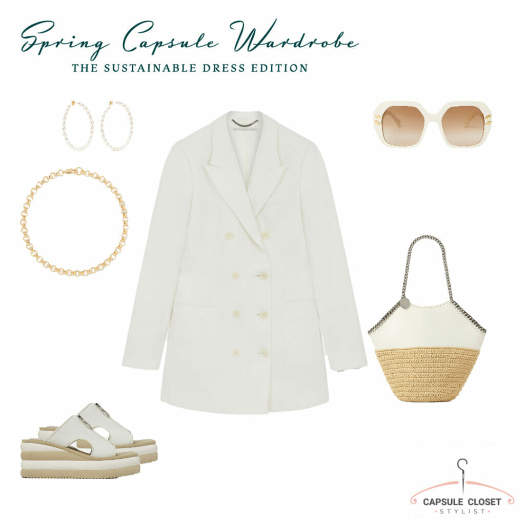 spring capsule wardrobe 2022 white trends