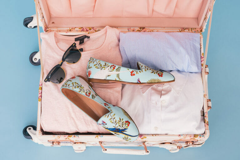 a suitcase for travel