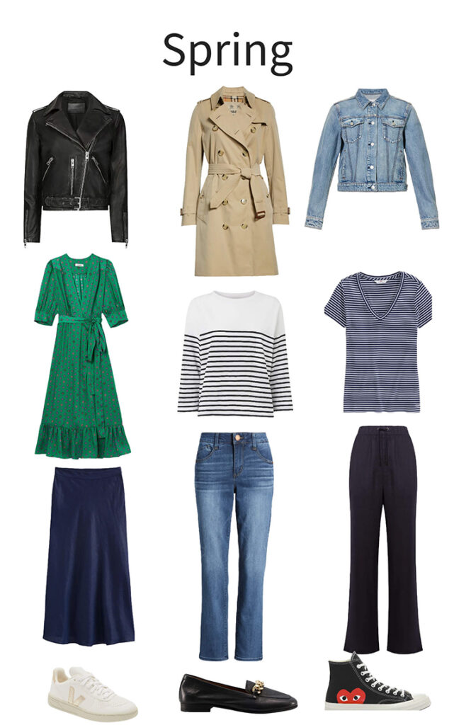 spring mix and match wardrobe ideas