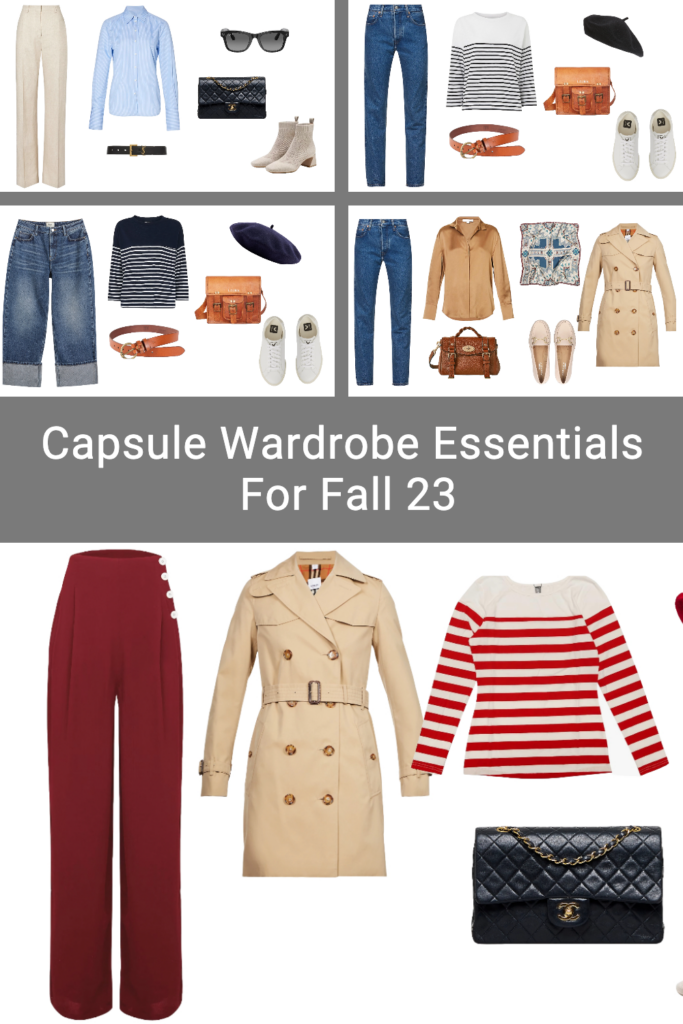 Capsule Wardrobe Essentials For Fall / Autumn 23 - Capsule Closet Stylist
